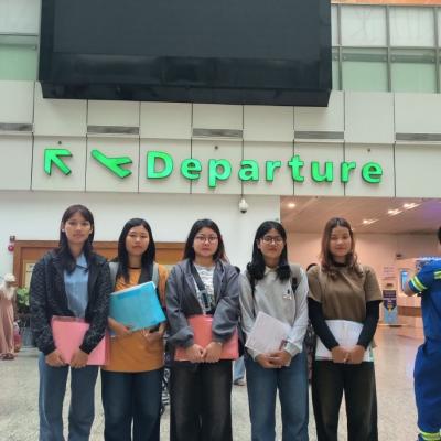 Departure to Japan